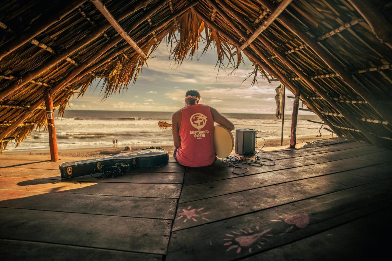 The Driftwood Surfer Beachfront Hostel / Restaurant / Bar, El Paredon Эль-Паредон-Буэна-Виста Экстерьер фото