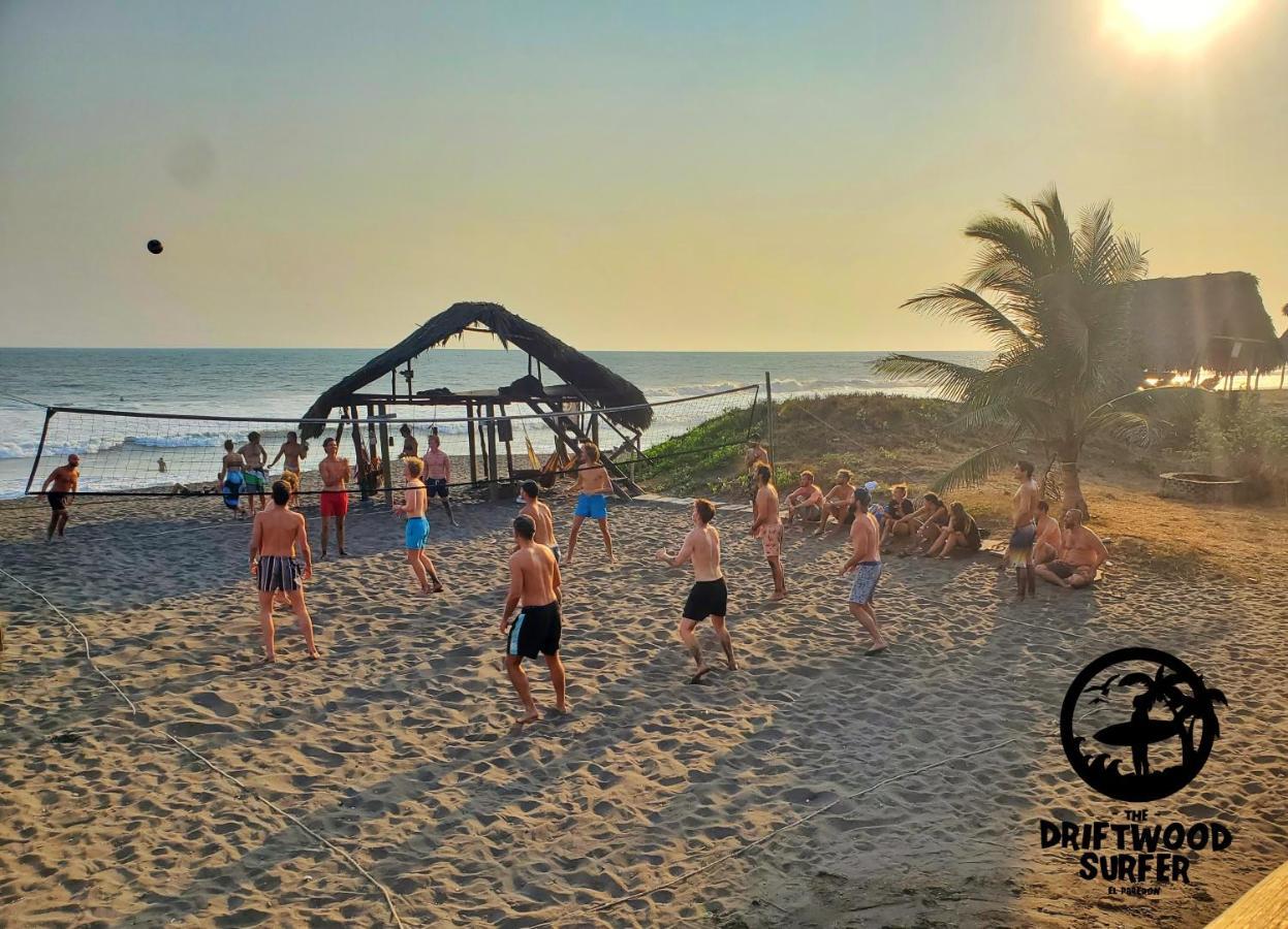 The Driftwood Surfer Beachfront Hostel / Restaurant / Bar, El Paredon Эль-Паредон-Буэна-Виста Экстерьер фото